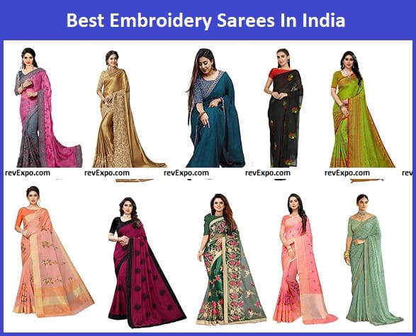 Best Embroidery Saree In India