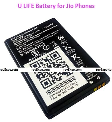 U LIFE Battery for Jio Phones