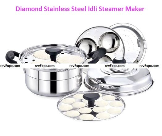 Diamond Stainless Steel Idli Steamer Maker