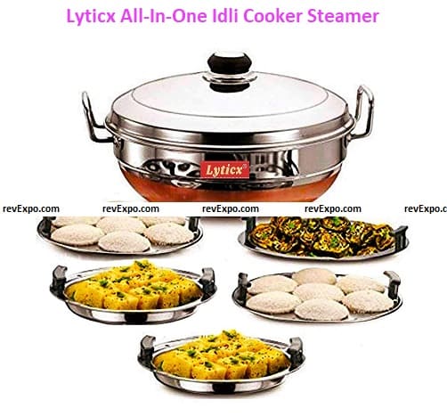 Lyticx All-In-One Idli Cooker Steamer