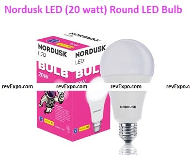 Nordusk LED (20-watt) Round LED Bulb