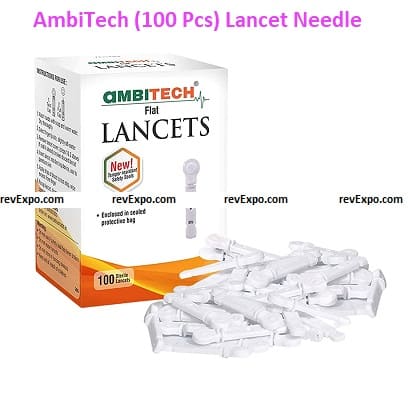 AmbiTech (100 Pcs) Lancet Needle
