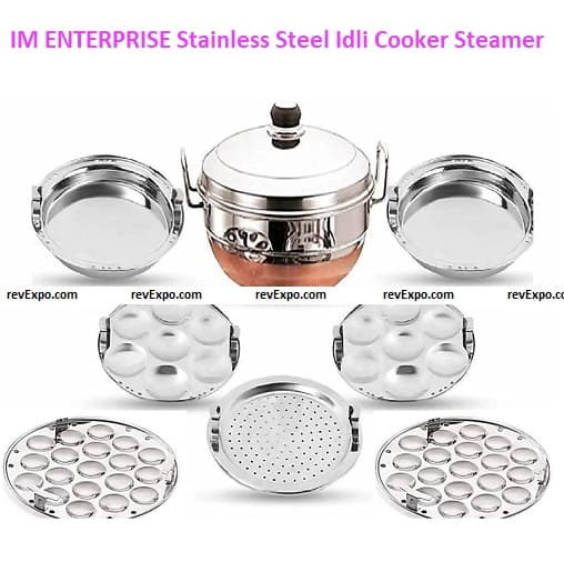 IM ENTERPRISE Stainless Steel Idli Cooker Steamer