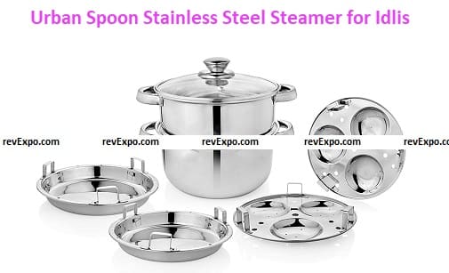 Urban Spoon Stainless Steel Steamer for Idlis