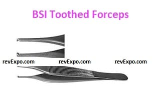 BSI Toothed Forceps