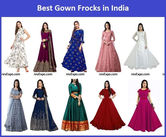 Best Gown Frocks in India