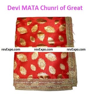 Devi MATA Chunri of Great-Quality Material